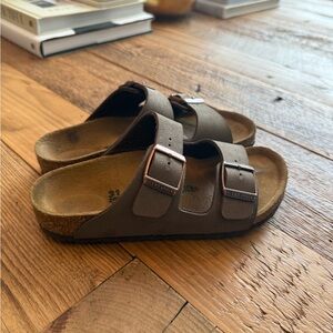 Birkenstock Arizona Kids Sandals - Dark Brown